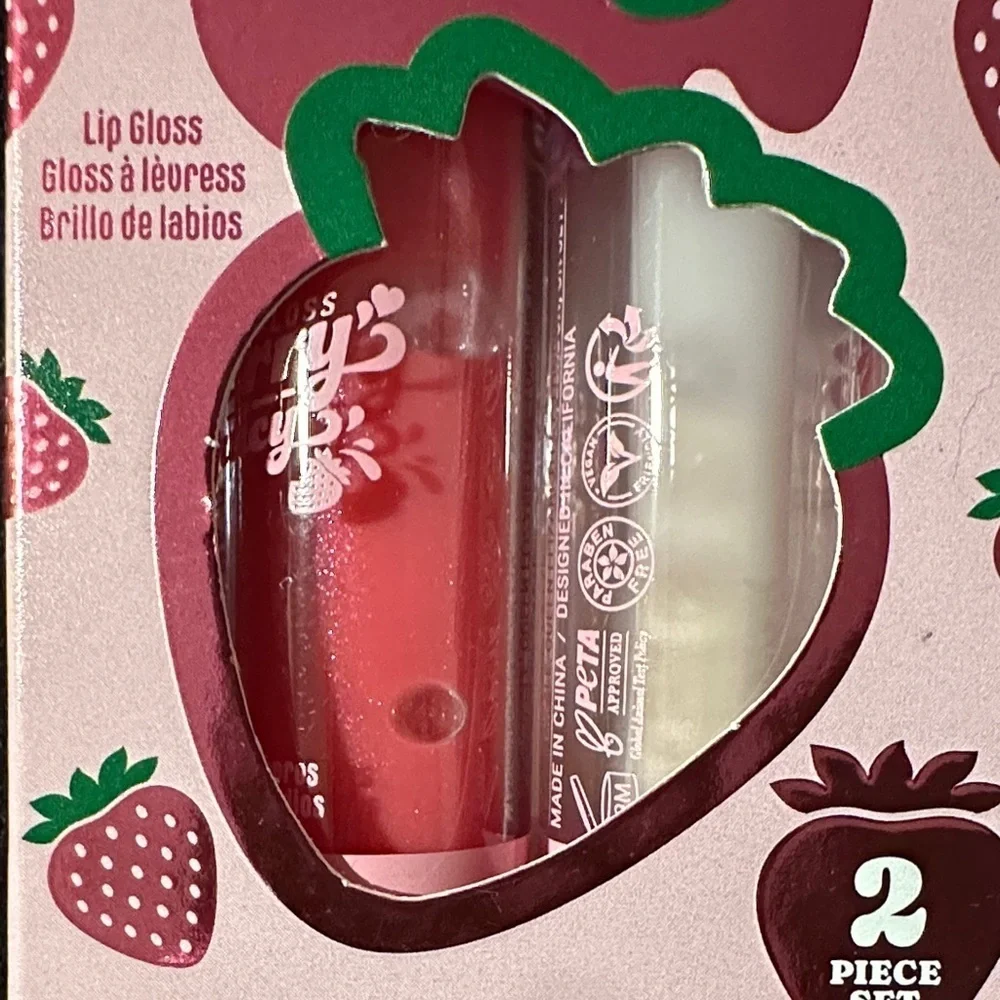 RUDE Berry Juicy Lip Gloss Collection - Red and Pink